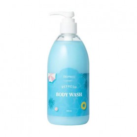 Освежающий гель для душа Deoproce Refresh Body Wash с охлаждающим эффектом, 400 мл