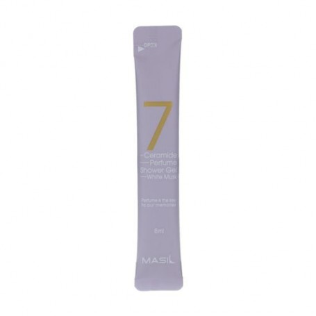 Парфюмированный гель для душа Masil 7 Ceramide Perfume Shower Gel Baby Powder с церамидами и ароматом белого мускуса, 8 мл