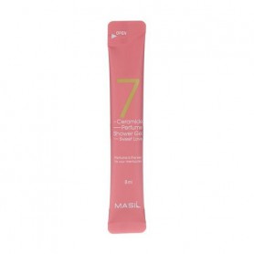 Парфюмированный гель для душа Masil 7 Ceramide Perfume Shower Gel Baby Powder с церамидами и ароматом ириса, 8 мл