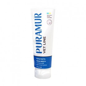 Зубная гель-паста для собак и кошек Puramur Fresh Breath с энзимами, 75 мл