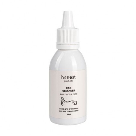 Средство для очистки ушей для собак и кошек Honest Products Ear Cleanser, 55 мл