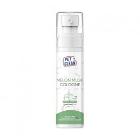 Парфюмированный спрей после груминга Pet Clean Melon Musk Cologne с легким ароматом мускусной дыни, 100 мл