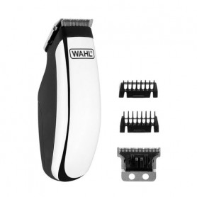 Машинка для стрижки домашних животных WAHL Pocket Pro Deluxe 2 насадки, черно-серебристая (09962-2016)
