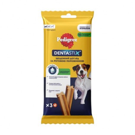 Лакомства для собак Pedigree Denta Stix для чистки зубов, 45 г
