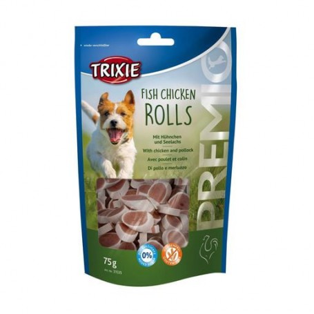 Лакомство для собак Trixie Premio Fish Chicken Rolls с курицей и минтаем, 75 г