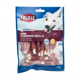 Лакомство для собак Trixie Denta Fun Mini Chewing Rolls для чистки зубов, с уткой, 120 г