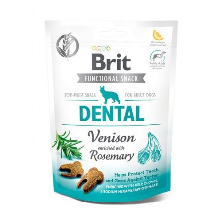 Лакомство для собак Brit Care Dental оленина с розмарином, 150 г
