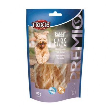 Лакомство для собак Trixie Premio Rabbit Ears, 80 г