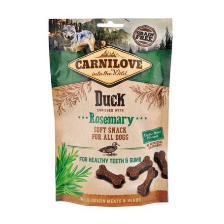 Лакомство для собак Carnilove Soft Snack с уткой и розмарином, 200 г