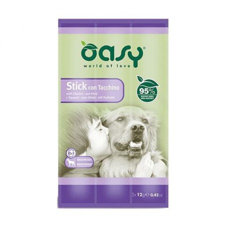 Лакомства для собак Oasy Stick с индейкой, 3*12 г