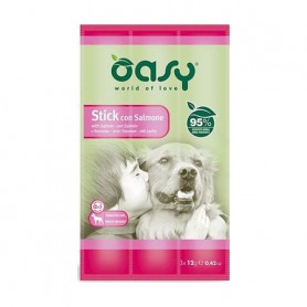 Лакомства для собак Oasy Stick с лососем, 3*12 г