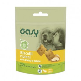 Лакомства для собак Oasy Treats с уткой и картофелем, 80 г