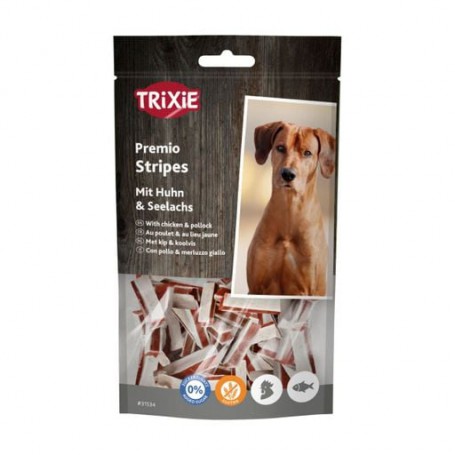Лакомство для собак Trixie Premio Fish Chicken Stripes с курицей и рыбой, 75 г
