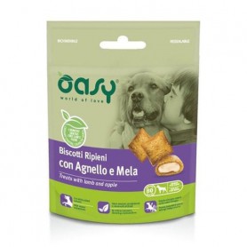 Лакомства для собак Oasy Treats с ягненком и яблоком, 80 г
