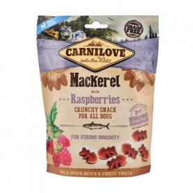 Лакомство для собак Carnilove Crunchy Snack со скумбрией и малиной, 200 г