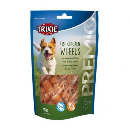 Лакомство для собак Trixie Premio Fish Chicken Wheels с рыбой и курицей, 75 г