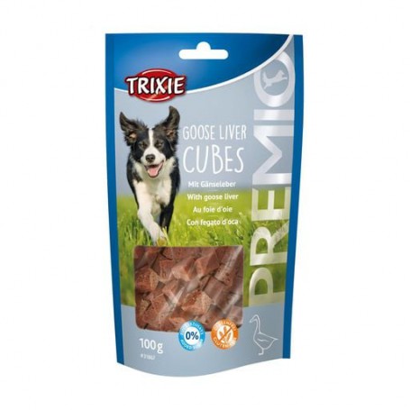 Лакомство для собак Trixie Premio Goose Liver Cubes с гусиной печенью, 100 г