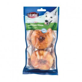 Лакомство для собак Trixie Denta Fun Chewing Ring с курицей, диаметр 6 см, 2*110 г