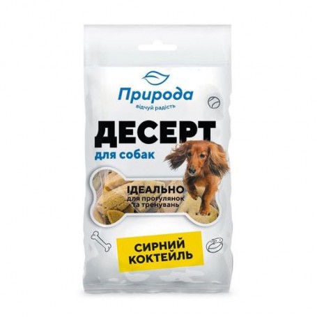 Лакомство для собак Природа Сырный коктейль, 100 г