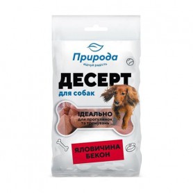 Лакомство для собак Природа Говядина-бекон, 100 г