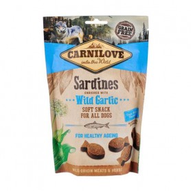 Лакомство для собак Carnilove Soft Snack с сардиной и черемшей, 200 г
