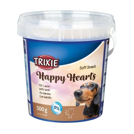 Лакомство для собак Trixie Soft Snack Happy Hearts с ягненком, 500 г