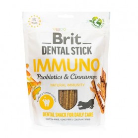 Лакомство для собак Brit Dental Stick Immuno пробиотики и корица, 251 г