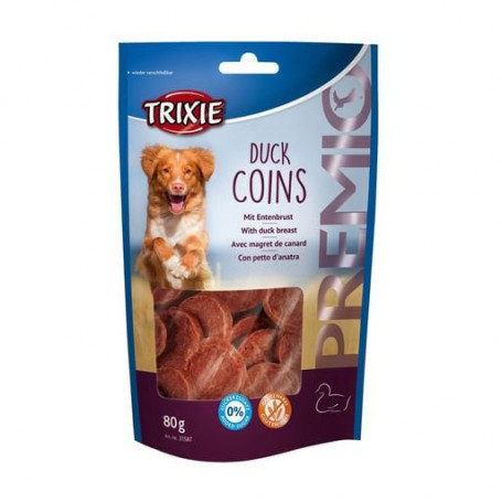 Лакомство для собак Trixie Duck Coins с уткой, 80 г