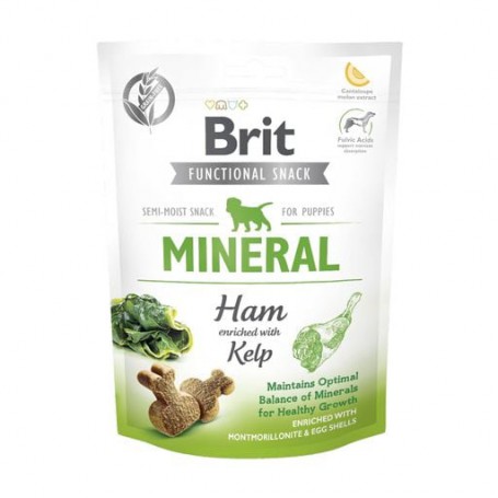 Лакомство для щенков Brit Functional Snack Mineral с ветчиной, 150 г