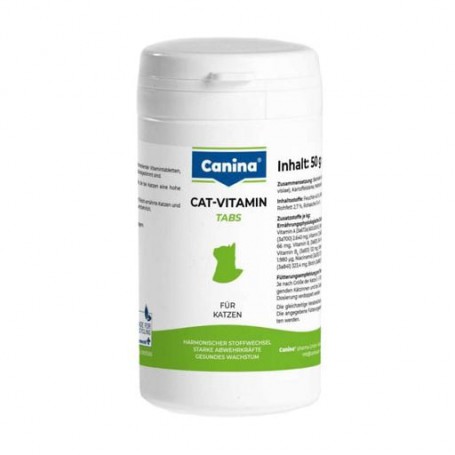 Витаминный комплекс для кошек в таблетках Canina Cat-Vitamin Tabs, 100 шт