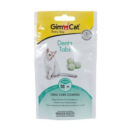 Витамины для кошек GimCat Every Day Denta Tabs для здоровья зубов, 40 г