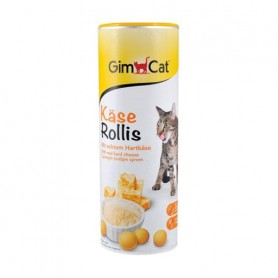 Витамизированные таблетки для кошек GimCat Kase Rollis творожные шарики, 425 г