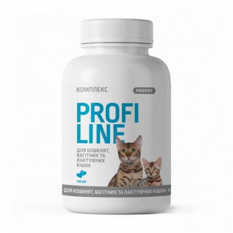 Витамины для кошек в таблетках ProVET Profiline Комплекс для котят, беременных и лактирующих кошек, 180 шт