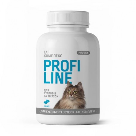 Витамины для кошек в таблетках ProVET Profiline ГАГ комплекс для суставов и связок, 180 шт
