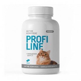 Витамины для кошек в таблетках ProVET Profiline Актив комплекс для выведения шерсти, 180 шт