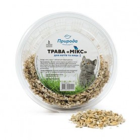 Ласощі для кішок Природа Трава Микс, 70 г