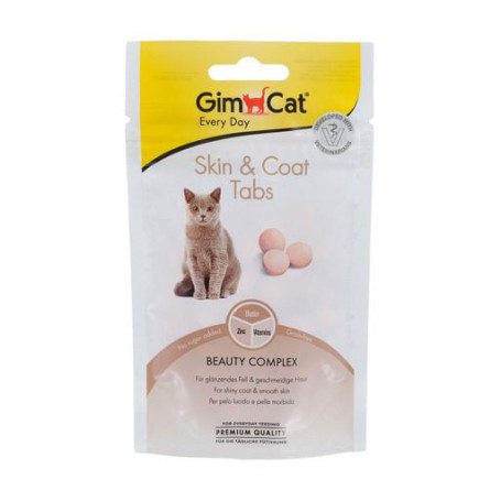 Витамины для кошек GimCat Every Day Skin &amp Coat Tabs для шерсти, 40 г
