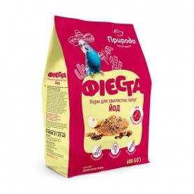 Корм для волнистых попугаев Природа Фиеста Йод, 600 г