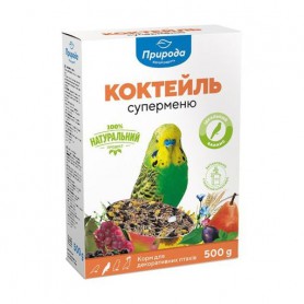 Корм для декоративных птиц Природа Коктейль Суперменю, 500 г