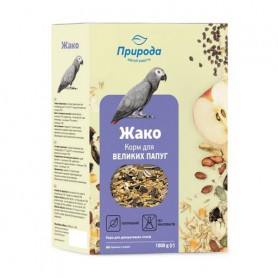 Корм для больших попугаев Природа Жако, 1 кг
