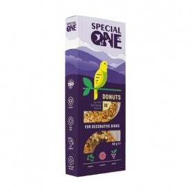 Лакомство для декоративных птиц Special One Пончики Смородина, эхинацея, виноград, 3 шт, 60 г