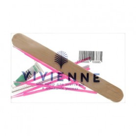 Мини-набор для снятия ресниц в домашних условиях Vivienne Lashes&ampMore (ремувер, 2 г + микробраши, 5 шт + деревянный шпатель, 