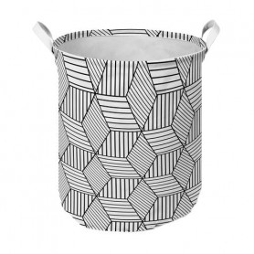 Корзина тканевая Idea Home TC-39 Geometry круглая, 40*50 см (TC-39 круг. ткан. Geometry)