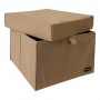 Короб ORGANIZE для игрушек и настольных игр L с крышкой - 30*30*20 см (бежевый) (1689927)
