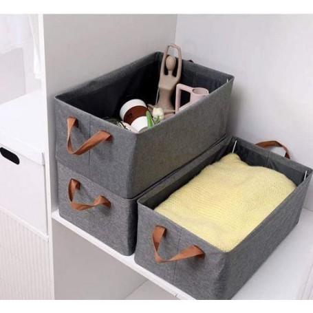 Каркасный короб-органайзер для хранения одежды/игрушек Набор 3 шт (1158893)