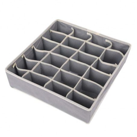 Органайзер тканинний в шафу для зберігання 24 комірки ANbeauty Gray (AN0103406) (1402811)
