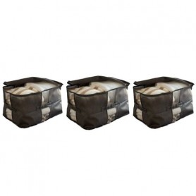 Набор ORGANIZE сумок-органайзеров для вещей XL 3 шт (серый) (1689916)