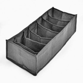 Коробка-органайзер для хранения белья Stenson 4425229J-GREY 9 от 44х25х22 см (1431355)