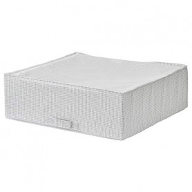 Контейнер для одягу / постільної білизни ІКЕА 55х51х18 см сірий (403.095.73) (1165127)