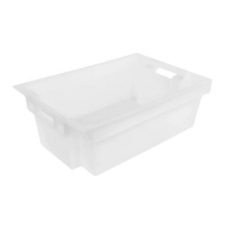 Пластиковый ящик SoloPlast 600x400x200 мм перфорированный для овощей, фруктов и продуктов питания (1410640)